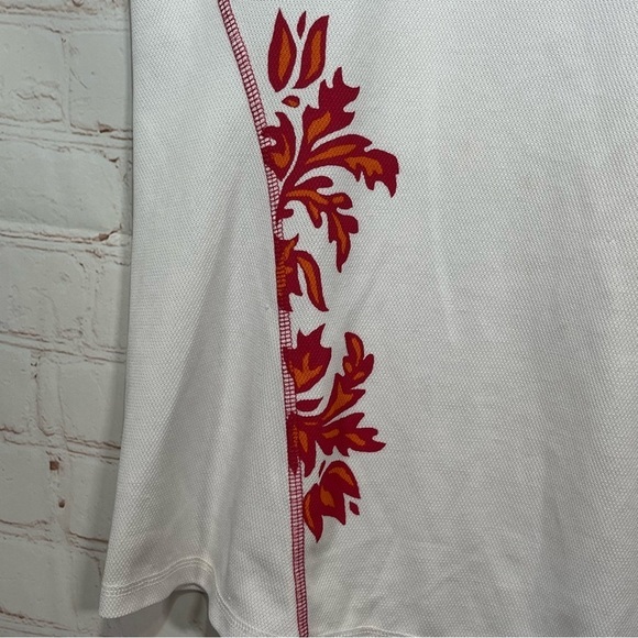 Eddie Bauer Shirt Womens Large White Short Sleeve Boat Neck Lightweight Casual - Picture 5 of 8